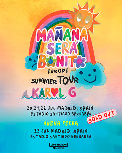 Cartel del espectáculo Karol G - Mañana Será Bonito Tour